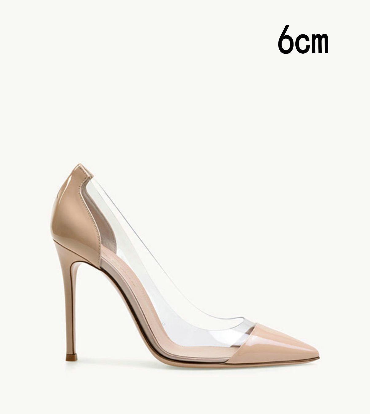 

Fashion Pvc Pointed-Toe High Heels For Women 2025 New Style Slender Heels Elegant And Versatile French Autumn Single Shoes For Socialite 33