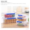 2 Pcs Dough Fermentation Box Pizza Proofing Bowl Container Compact Reusable Convenient Food Containers Plastic Seal Portable