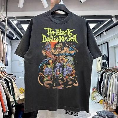 T-shirt Unisex in Cotone Nero The Black Dahlia Murder Band Stile Classico S-4XL