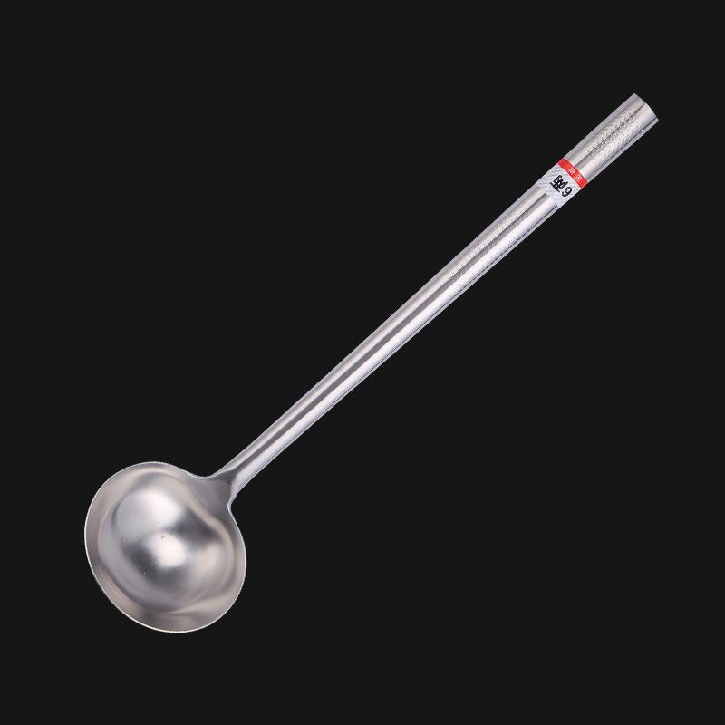 Spatel i rustfritt stål, Kokespatel, Kokkeskje, Helt stål Fortykket og Forlenget Spatel og Skje, Non-stick Pan Fortykket og Non-stick