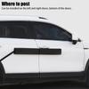 Car Door Protector Magnetic Folding Connected Style Body Side Edge Guard Decorative Anti-scratch Protection Strips 98x11x4CM
