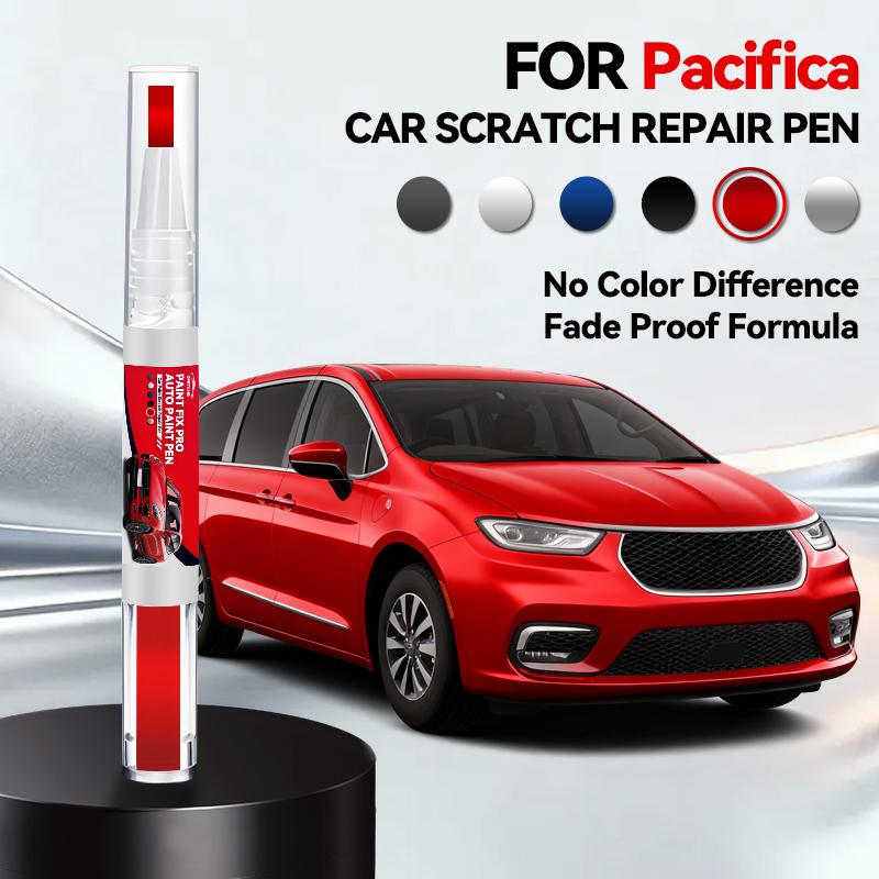 Pisak do naprawy lakieru samochodowego Dla 2004-2025 Chrysler Pacifica/ Pacifica PlUG-IN Hybrid Akcesoria do naprawy rys lakieru Biały GW7 Czarny