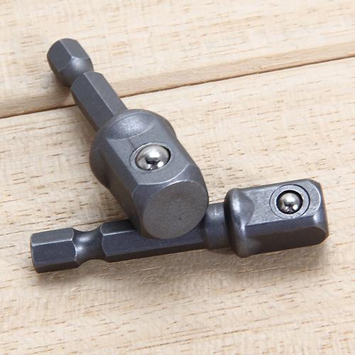 Smart 3-teiliges Steckschlüssel-Adapter-Bohrer-Set, Sechskantschaft, Schlagschrauber-Werkzeug