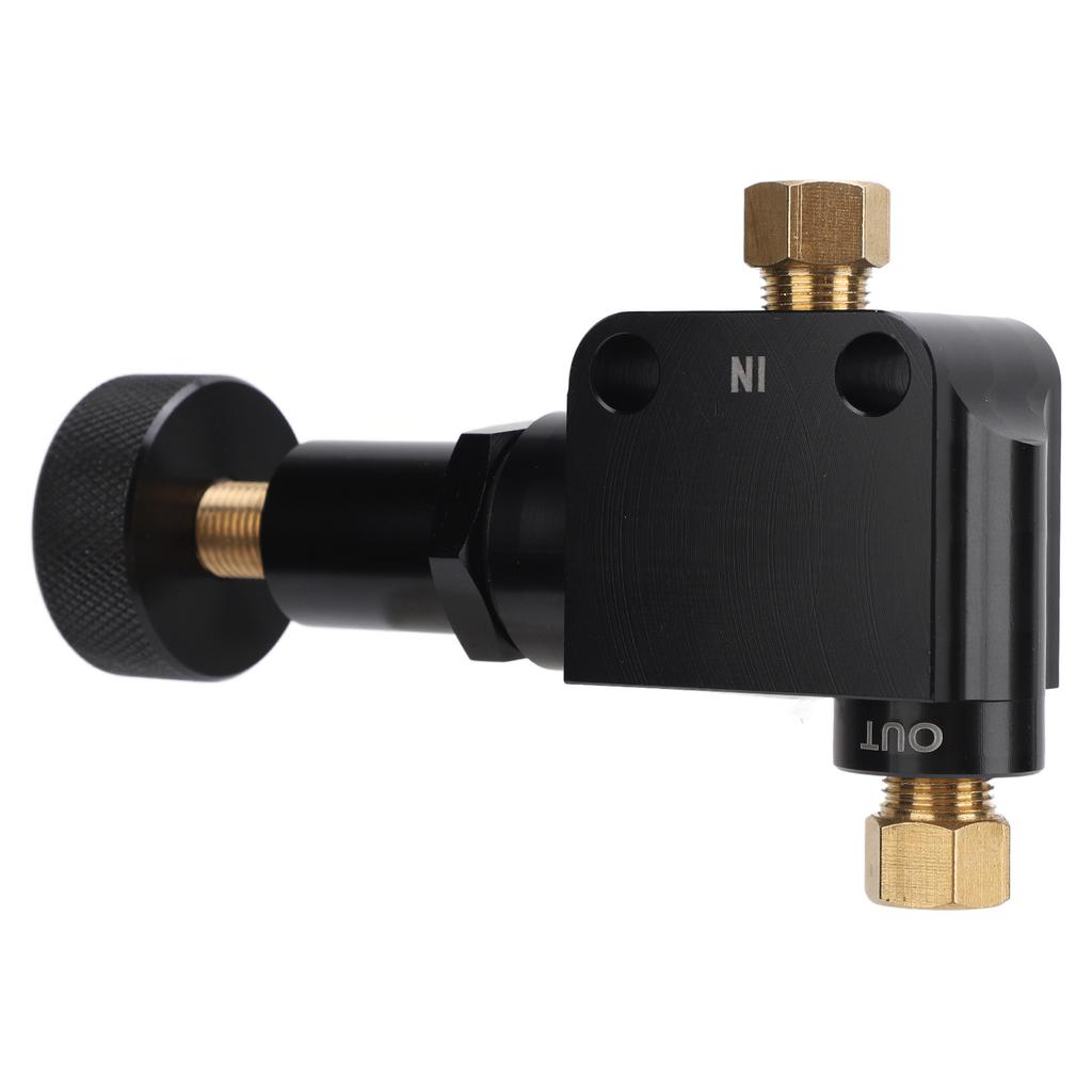 Brake Proportioning Valve Knob Aluminium Alloy Adjustable In Line Disc Drum Brakes 150PSI To 1200PSI Pressure Range