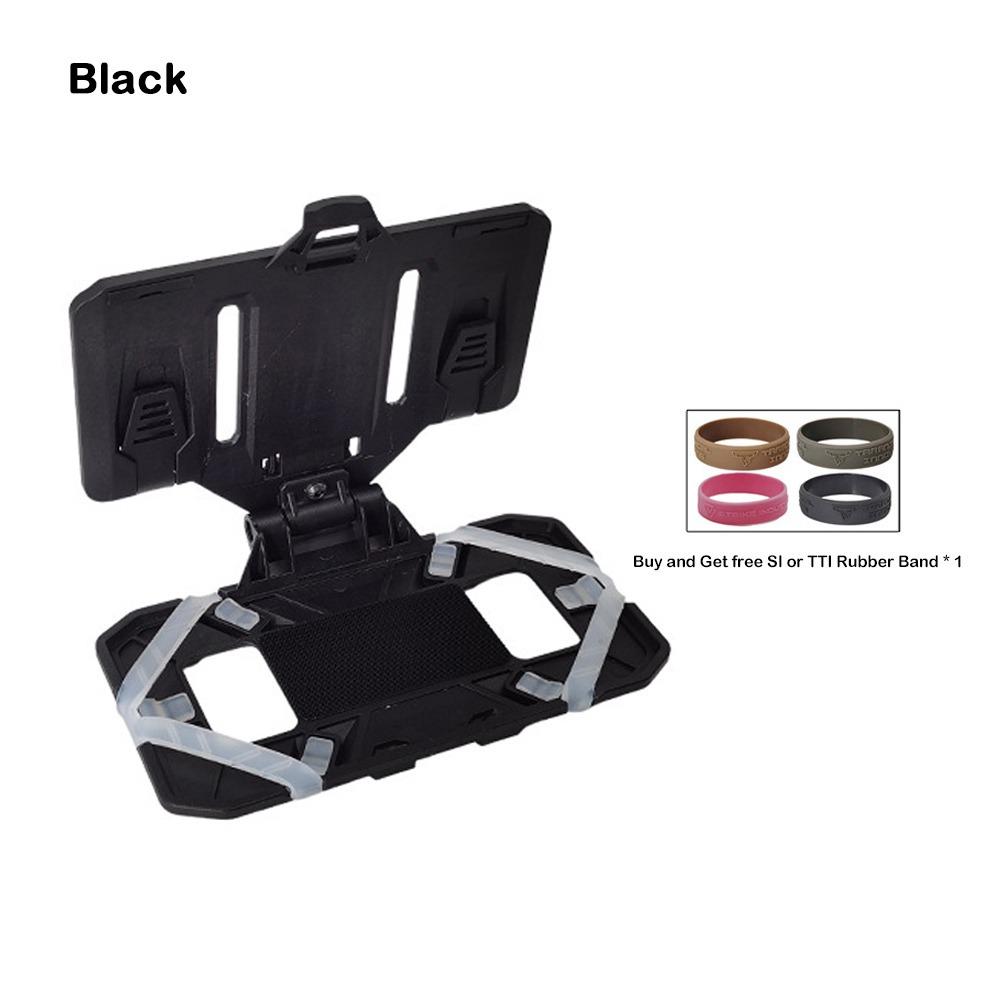 

PA/Nylon MOLLE Navigation Board MOLLE System Foldable Mobile Phones Navigator Holder Vest Chest Bag Admin Panel Hunting Trips чорний