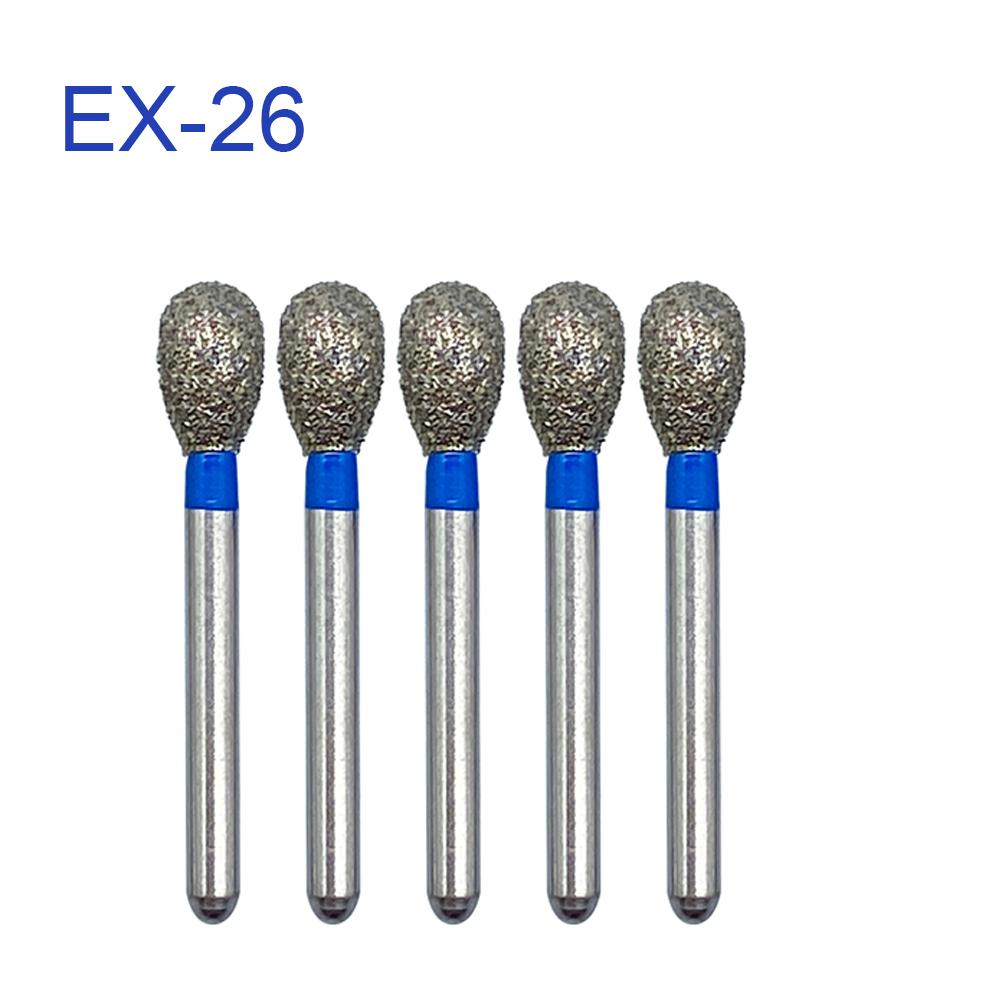 5Pcs/Pack, Jnsur Dental Diamond Burs Dental Drills For High Speed Handpiece Fg Dia 1.6Mm Dental Lab Technican Dentistry Material