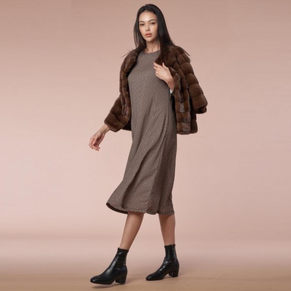 Lipbbam Creora Peach Fleece Difri Life Long Dress Ldm52bs01