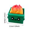 1/3Pcs Dumpster Fire Clickie Fidget Emotional Support Office Desk Decor Ornament 3D Printed Fidgetstoy Stress Relief Sensory Toy