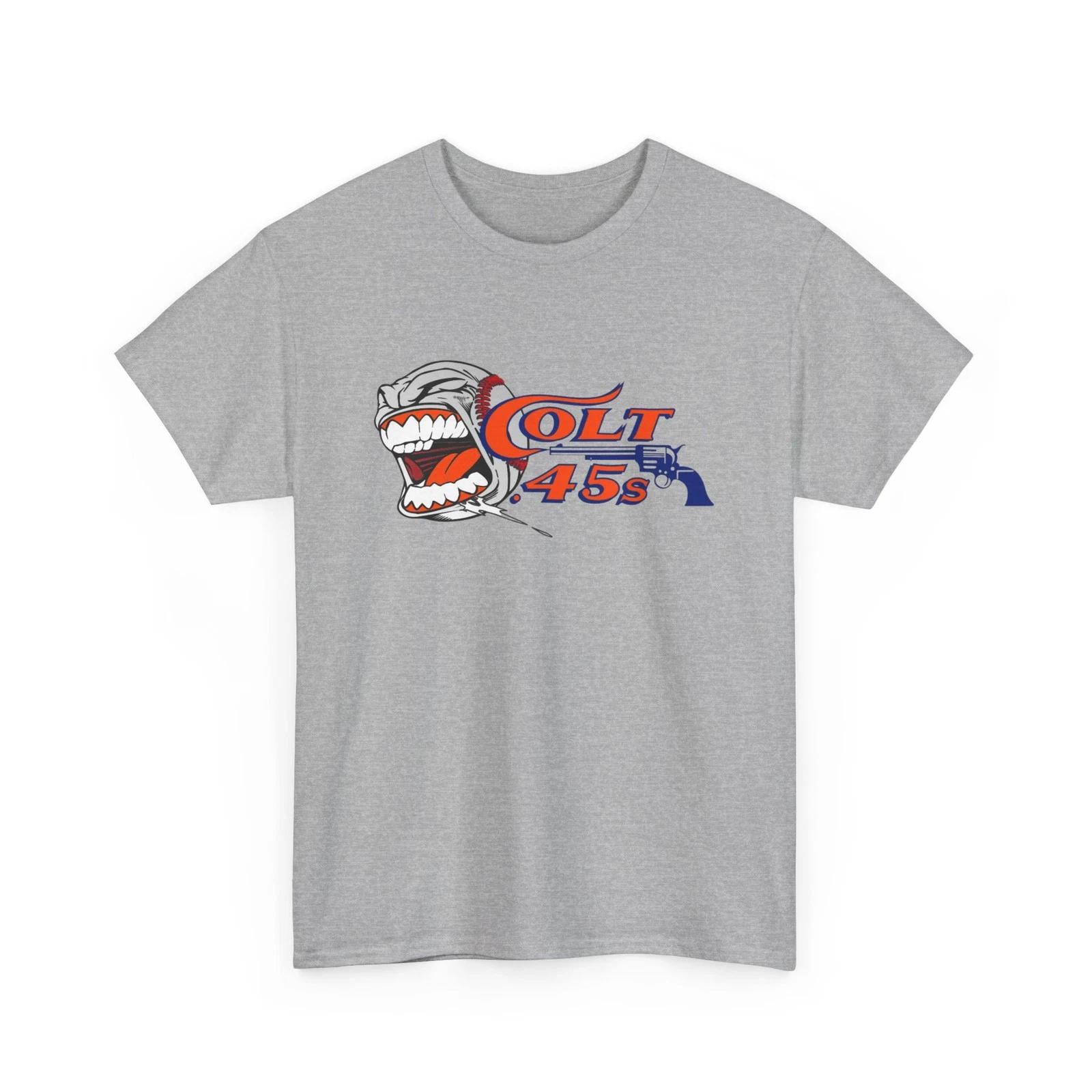 

Houston Colt .45s Screaming Baseball Printed T shirt Great Sports Collectible M