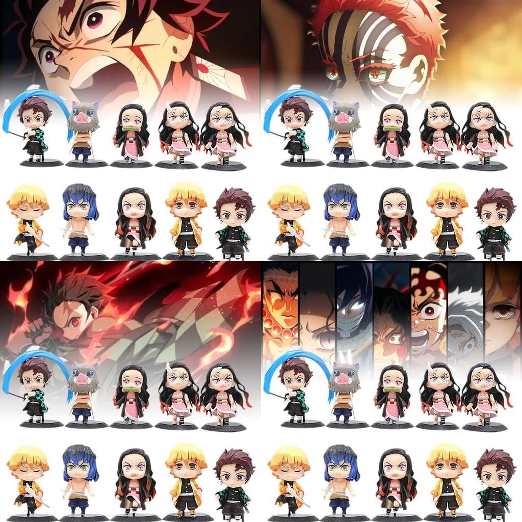 Adorable Q Version Nezuko Kamado Miniature Doll Keychain For Demon Slayer Collectors