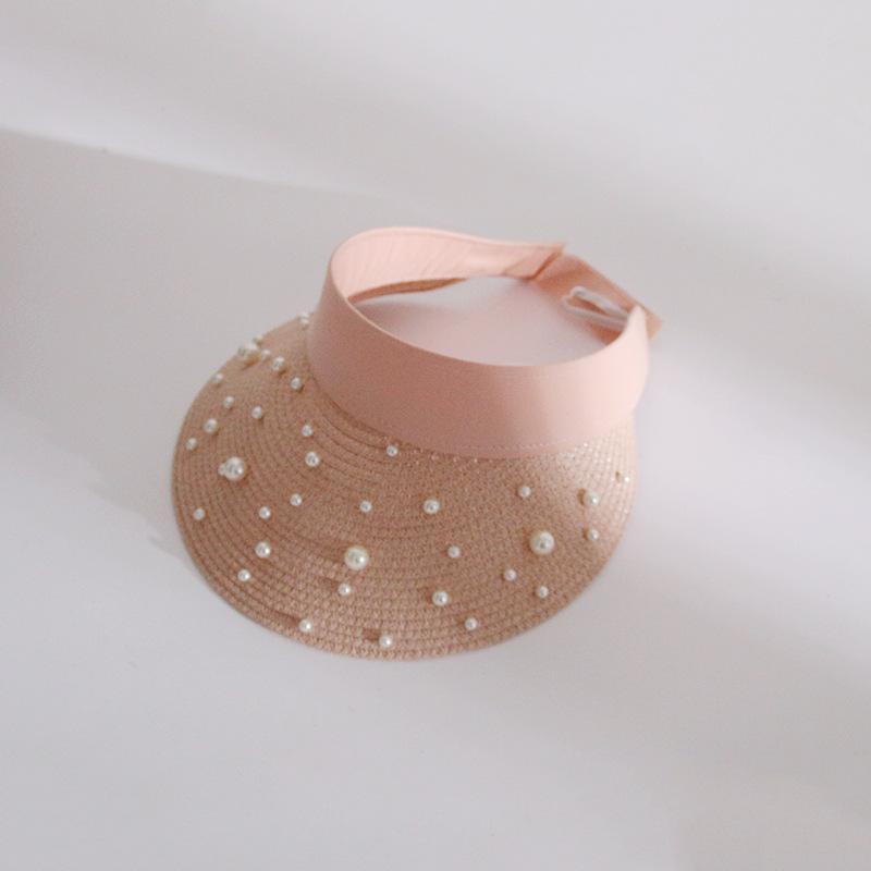 Style Versatile Hat Straw Woven Elegant Womens Outdoor Sunshade Hatscaps