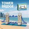 London Twin Towers Architectural Model Puzzle - High Difficulty Brain-Teaser Blocks Ornament