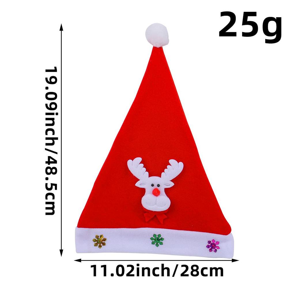 Přístavní Láska Svítící Vánoční čepice Santa Clause pro dospělé a děti