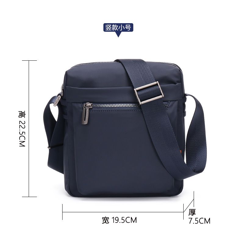 

Повседневная водонепроницаемая мужская дорожная сумка из ткани Оксфорд Fido Dido Dark blue small size