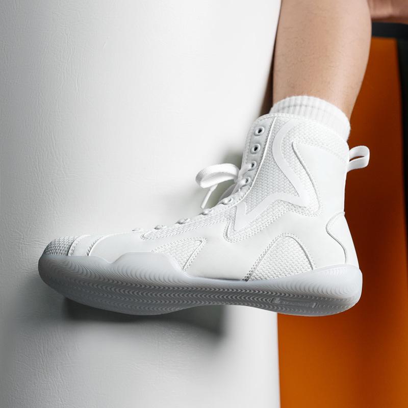 Men's One-Piece Professional Boxing & Wrestling Shoes