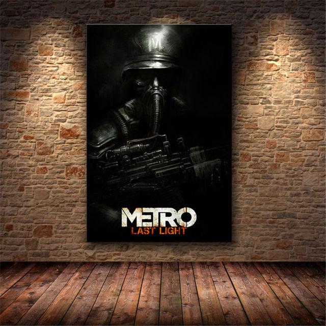 Metro Exodus Game Plakát Umění Malba na plátně Nástěnné umění Moderní obývací pokoj Domov Ložnice Bar Restaurace Dekorace Tisk Obraz