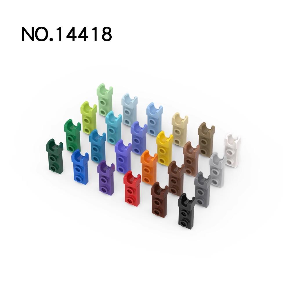 20 Stück MOC Kompatible Bausteine 14418 Platte Modifiziert 1 x 2 mit Kleiner Kugelpfannen-Aufnahme am Ende Bausteine Teile DIY