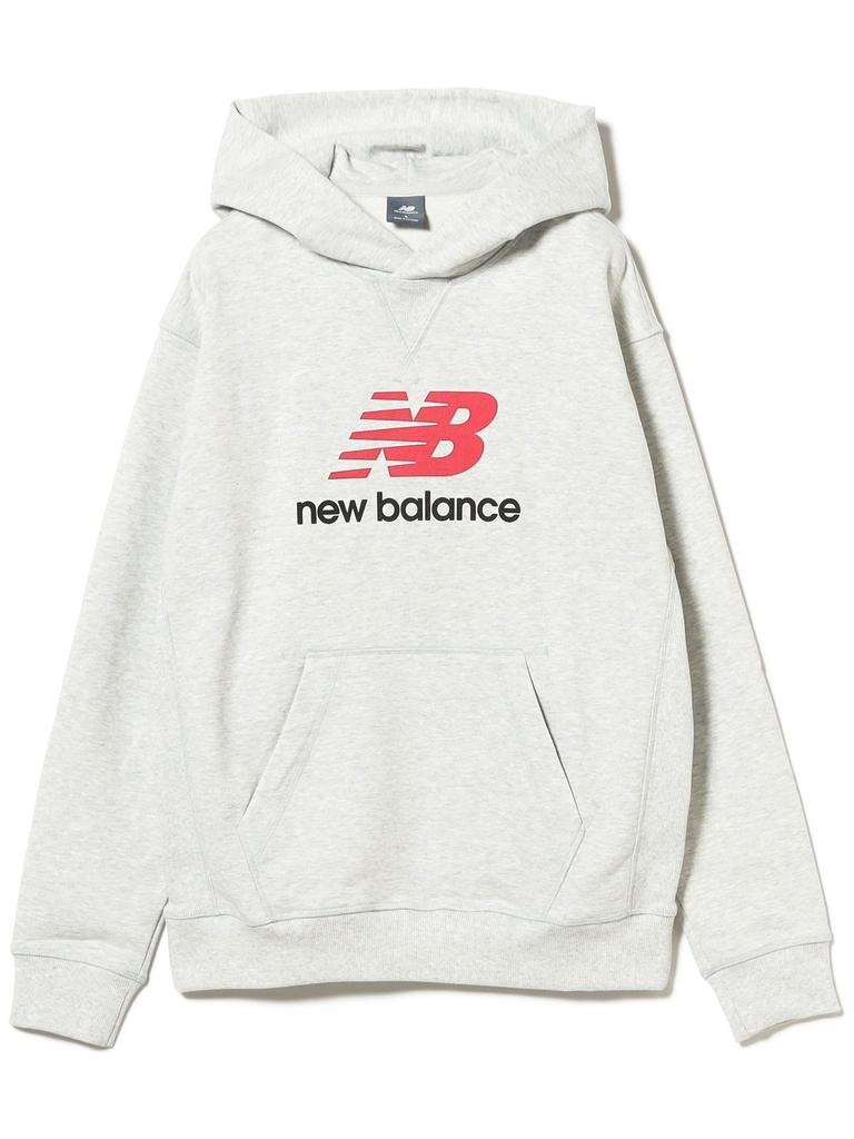 LIFE STORE by BEAMS Sweatshirt New Balance Logo Hoodie Gray BMING [EXCLUSIVE] Men's S_92130445424