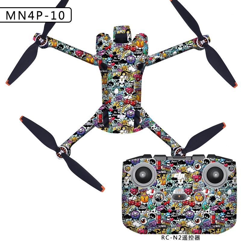 PVC Stickers For Mini 4 Pro Protective Film Waterproof Remote Decals Full Cover Skin For DJI Mini 4 Pro Drone Accessories