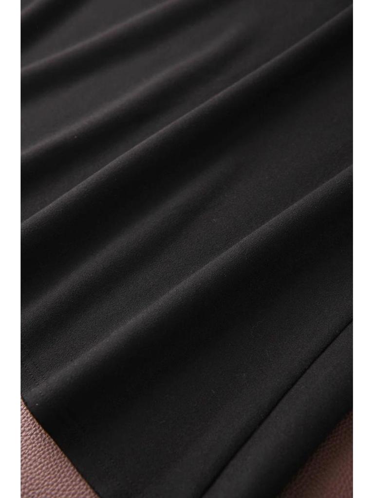 Women's Fashionable Woolen A-line Long Skirt - Autumn/Winter 2026, Elegant Velvet, Beautiful Temperament Umbrella Design.