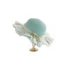 with Same Style Crossbody Bag Tulip Straw Sun Hat Korean Style Lace Brim Beach Cap  Baby