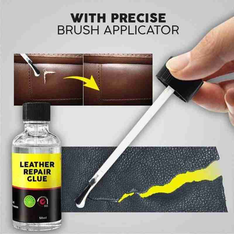 30ml Car Leather Repair Glue Sofa Scratches Transparent Fluid Glue Quickly Repair Tools for Bags Shoes Auto Leather Maintenance
