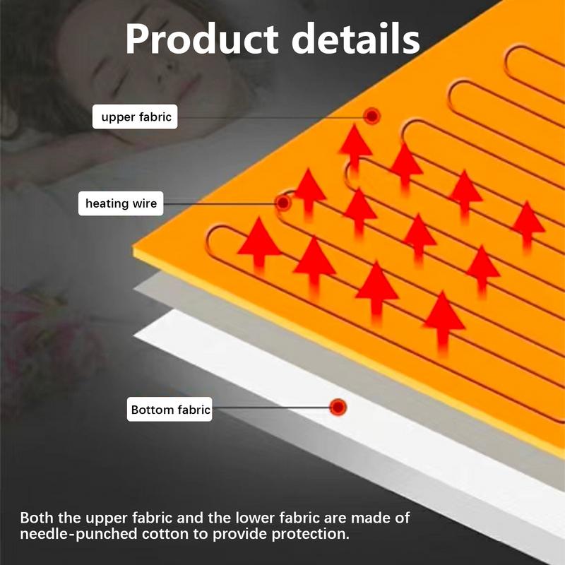 Usb Heating Pad 5V Electric Heater Cloth Pad Heating Pad For Waist Abdomen Cushion Pet Warmer Small Heater Pad daily supplies