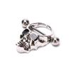 Skull Bars Nipple Ring Piercing Bar Stainless Steel Barbell Body Breast Jewelry