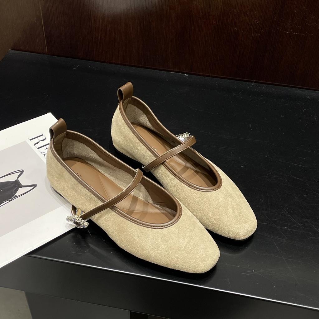 Spring New Brand Women Flats Round Toe Shallow Slip on Ladies Casual Ballet Shoes Soft Leather Eelgant Dress Shoes