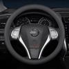 Leather Car Steering Wheel Cover for Nissan Patrol Tiida NP300 Frontier NV200 Navara Accessories