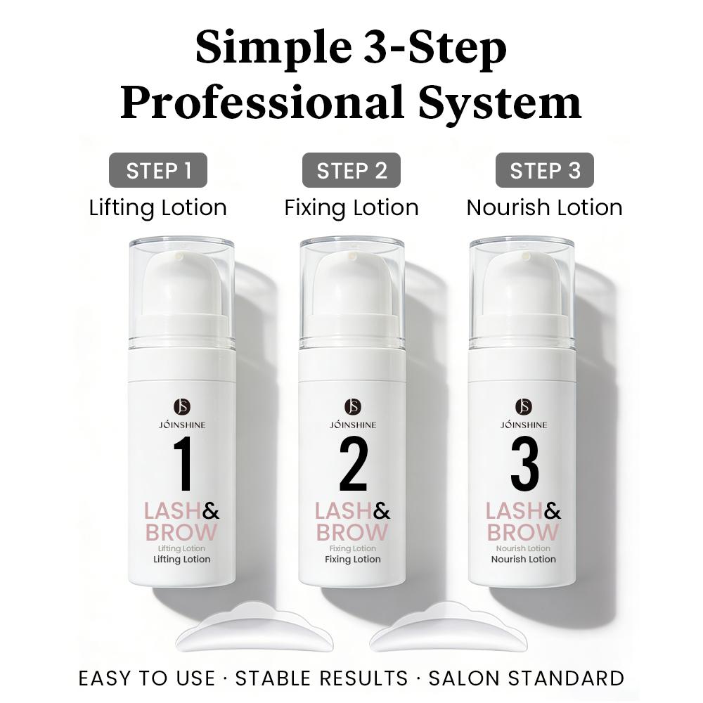 2 in 1 Korean Lash and Brow Lift Kit Lash and Brow Perm Solution for Eyelash Perm and Brow Lamination белый