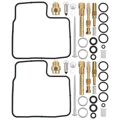 2 Conjuntos Kit de Reparo e Reconstrução do Carburador Revisão do Carburador Serve para Honda VT1100TVT1100D2VT1100CVT1100C2