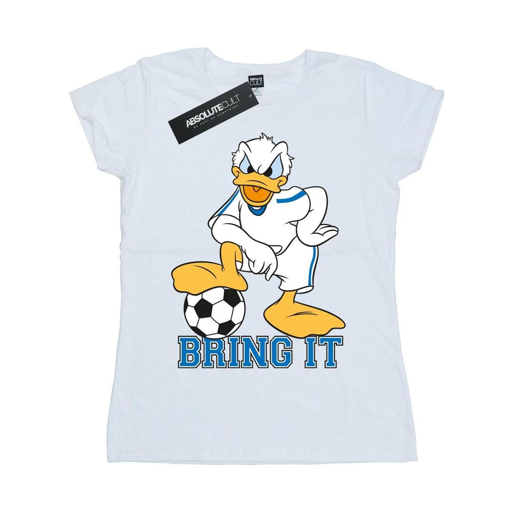 Disney Womens/Ladies Donald Duck Bring It Cotton T-Shirt