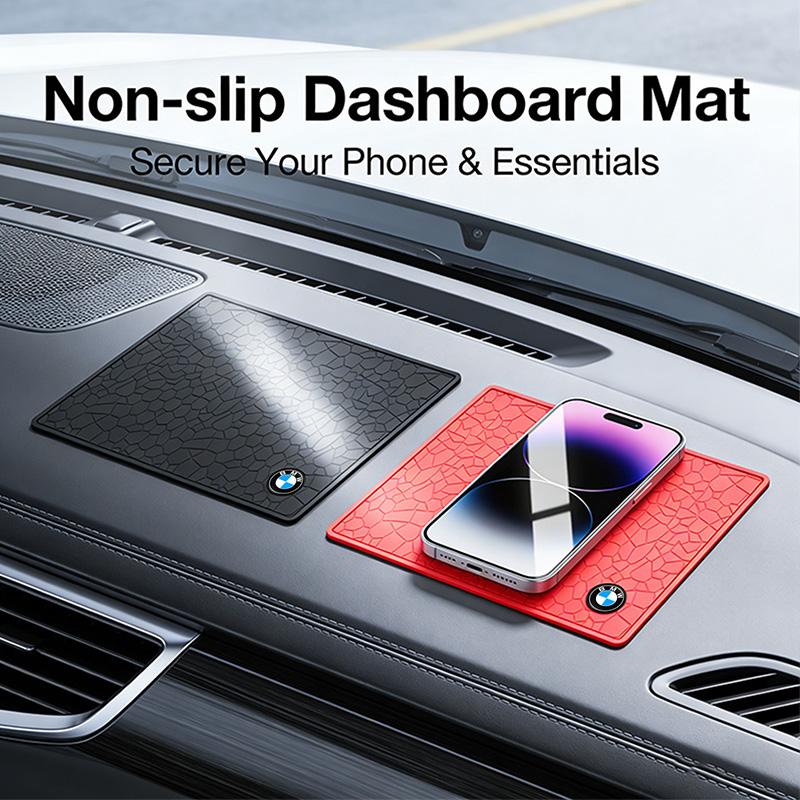 BBIX7 Car Dashboard Anti-Slip Pad Sticky Silicone Phone Mat Interior For BMW M3 M4 M5 G42 G30 G20 E39 E36 E87 E53 F44 F07 F34 G15 G16