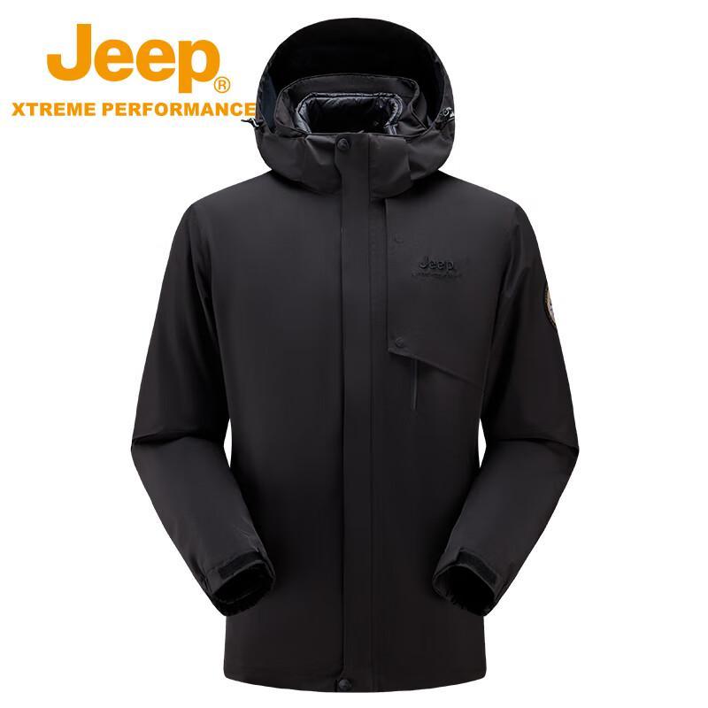 Jeep Men's 3-in-1 Waterproof Outdoor Jacket