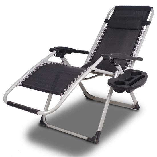 Chair Cup Holder Clip-on Side Recliner Cup Table Lounge Chair Cup Holder Snack Tray with Phone Slot for Camping Beach Yard