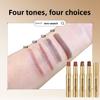 Three Color Eyeshadow Stick Silkworm Multifunction Eye Shadow Stick Waterproof Long-lasting Setting Student Daily Cosmetics Women's Fashionable