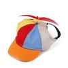 Rainbow Helicopter Top Hat Colorful Dog Sun Hat Dog Propeller Hat  Small Medium Large Dogs Cat