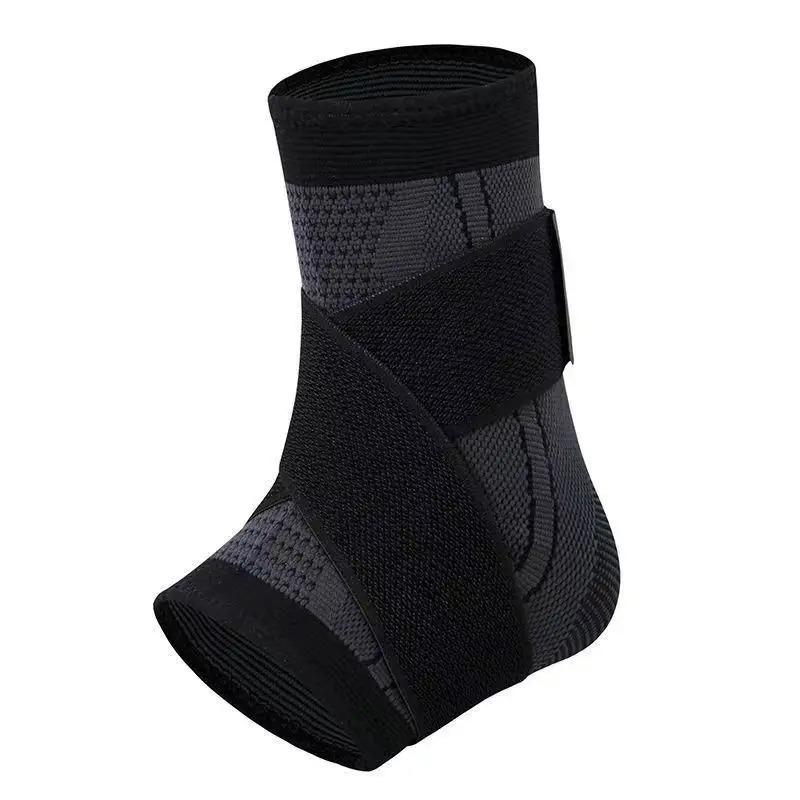 

Unisex Ankle Support Brace For Sprains Strains Achilles Tendinitis Relief Running Basketball Soccer M чёрный