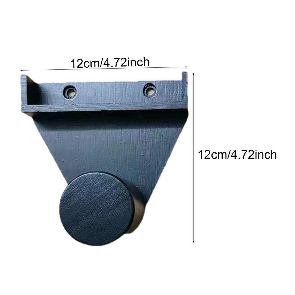 Wooden Snooker Triangle Organizer Wall Mount for Pool Table Maintenance, 12x12cm Space Saving Chalk Holder
