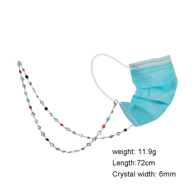 Sunglasses Holder Strap Anti-Loss Metal Eyeglass Chain Cord Lanyard for Women Outdoor Sports Vacation