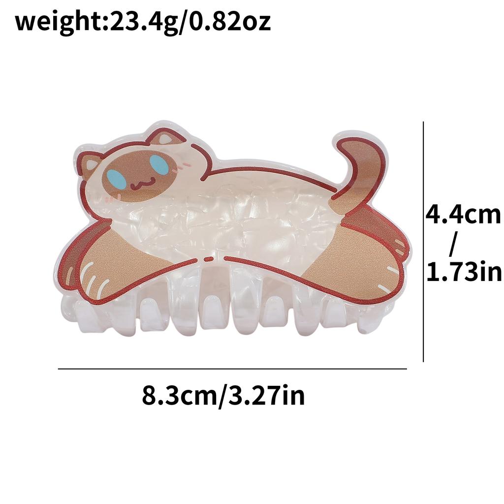 1PC/Random 7PCS Cute jumping and acting cute kitten hair claw exquisite hair accessories