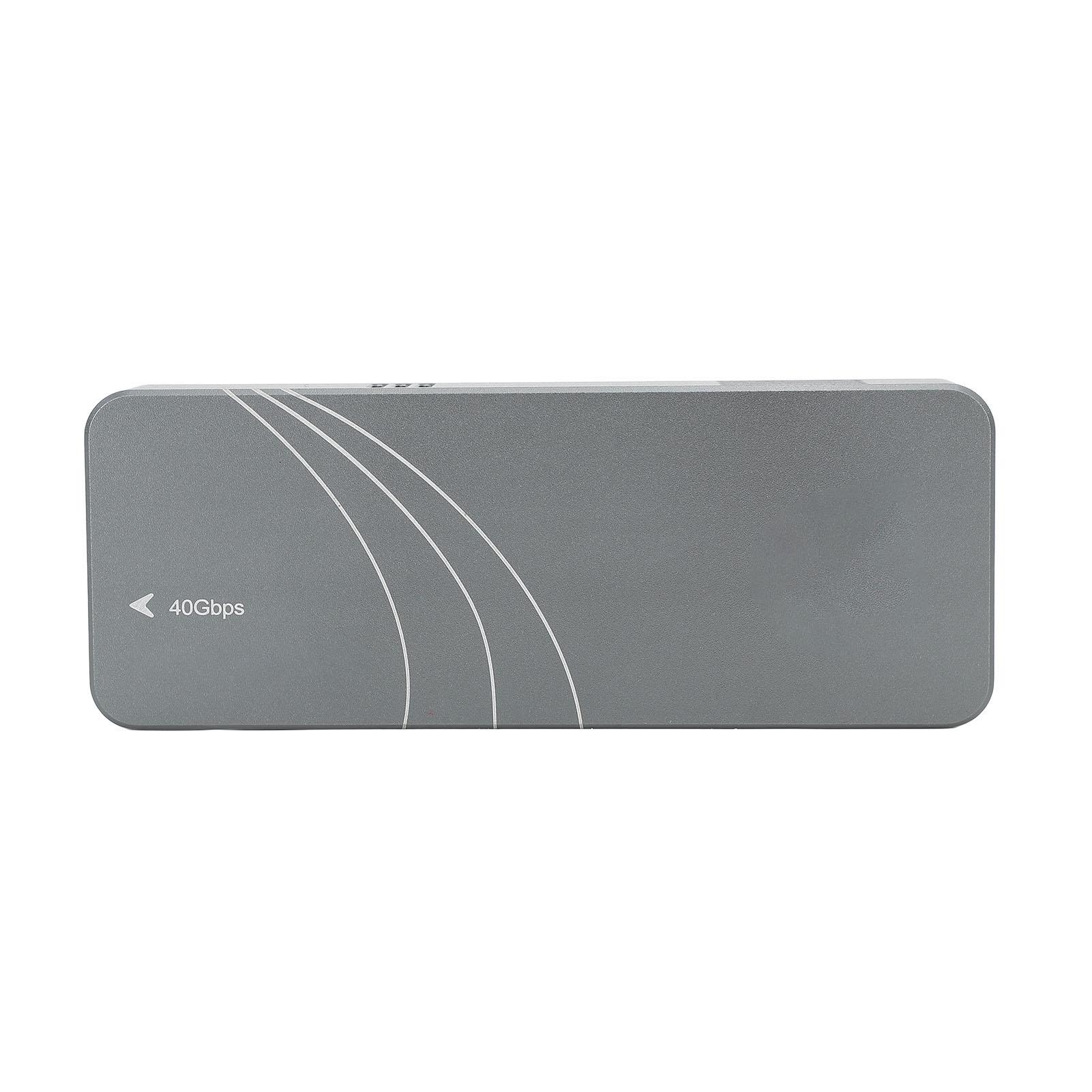 

Корпус USB4.0 SSD 40 Гбит/с для NVMe Мобильный корпус жесткого диска M.2 (Не включая жесткий диск)