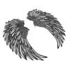Metal Angel  Wall Decor with Lights Double Sided Warm Light Frosted Angel  Wall Sculptures