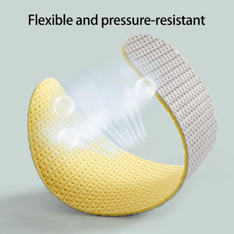 1 Pair Unisex Breathable Insoles for Barefoot Shoes with Customizable Fit Moisture Wikcing Anti Odor Shoe Inserts Pads