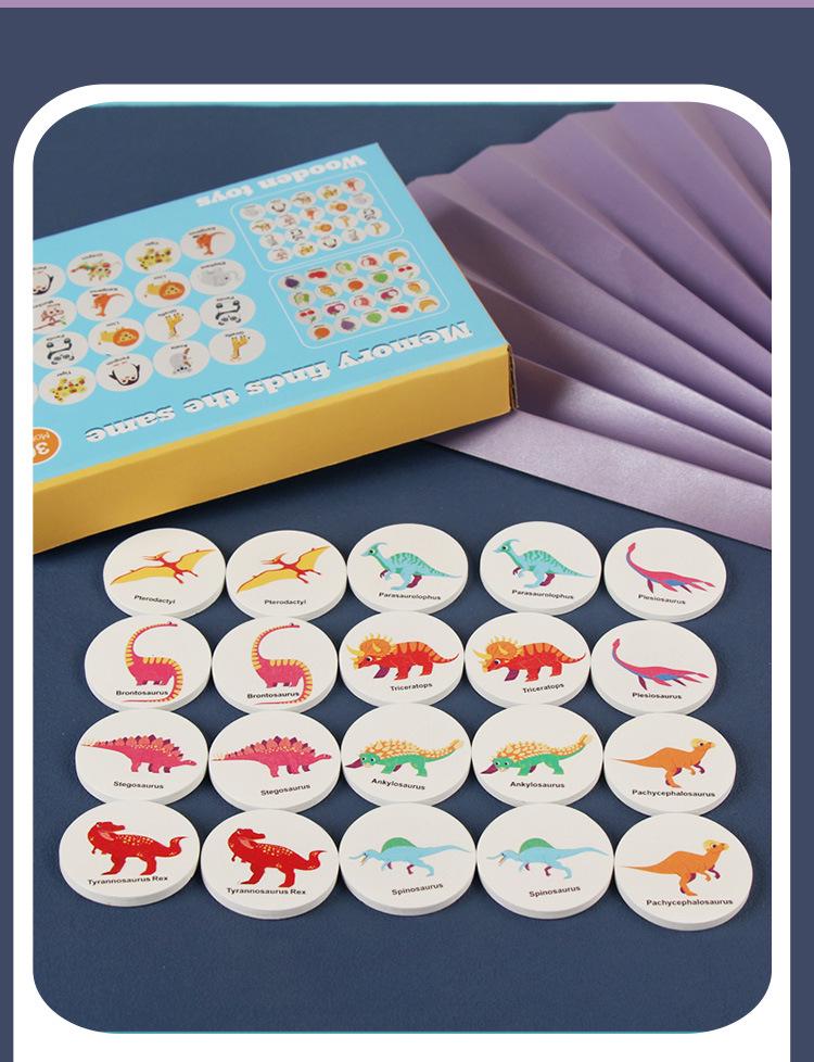 Dinosaur-Themed Cognitive Memory Game for Early Childhood Education