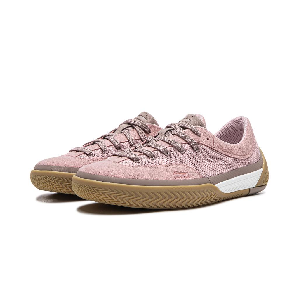 Li Ning Break The Mold Slip Resistant Cushioning Abrasion Resistant Breathable Low top German Army Trainers Women's AGCW208-5