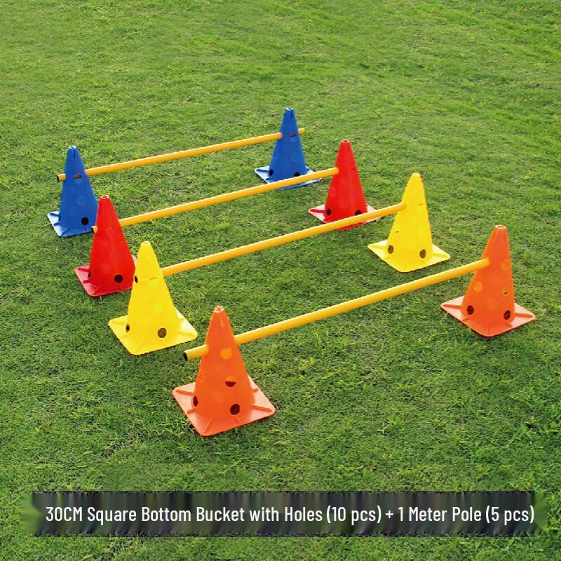 Jundingying Kids Agility Training Cones and Hurdles Set