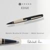 Cross Ballpoint Matte Hazel Official Import Pen, Water-Based, Edge, Lacquer, NAT0555-14,