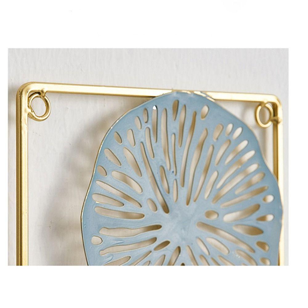 Minimalist Iron Art Pendant Nordic Style Metal Wall Art Wall Hanging Decorative  Hotel Lobby